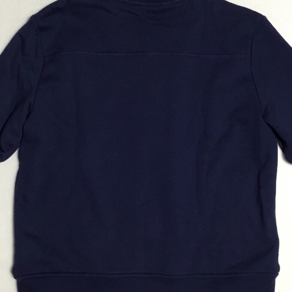 Vineyard Vines Women's Small Deep Blue Crop Bomber Jacket - Picture 9 of 9